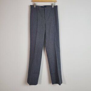 Gap Vintage Dress Pants Gray 0 Virgin Wool Y2K Business Preppy Academia Trousers